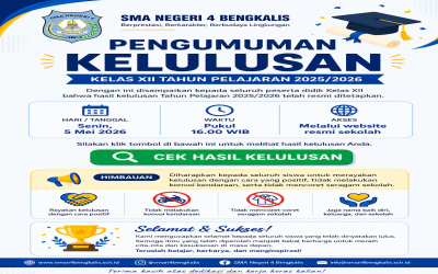 PENGUMUMAN HASIL KELULUSAN KELAS XII TAHUN PELAJARAN 2025/2026
